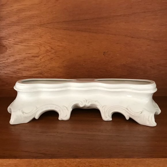 Vintage Nymphenburg Western Germany Porcelain Double Planter/Vase IV Circa 1945- - Picture 3 of 8